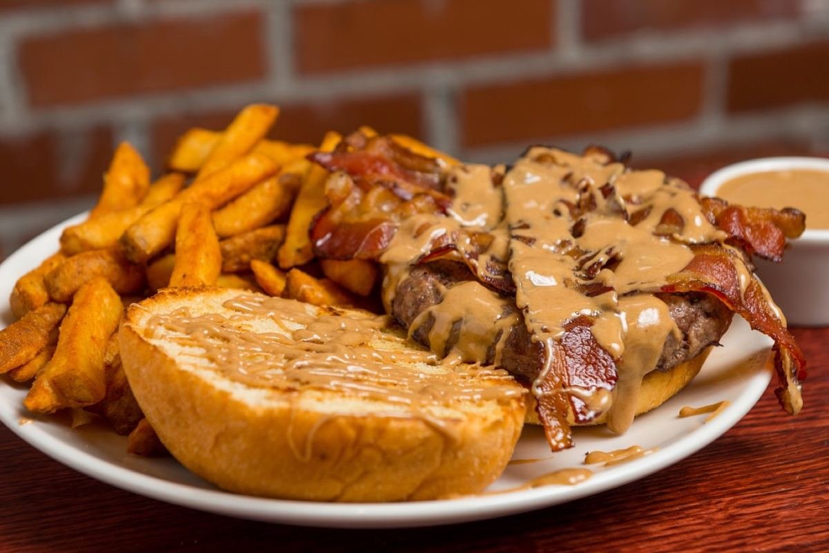 Peanut Butter Bacon Burger