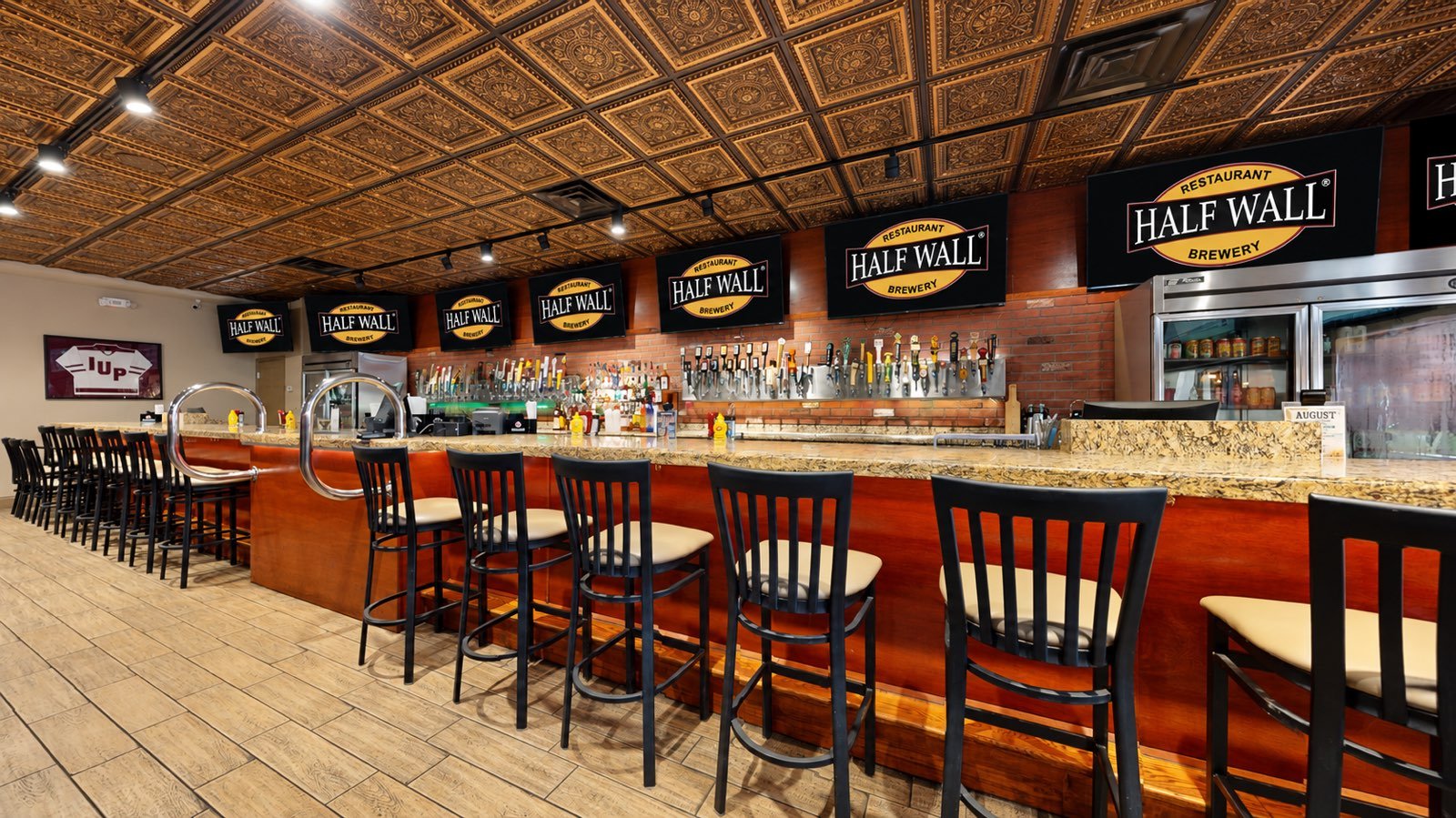 The Half Wall house tap wall